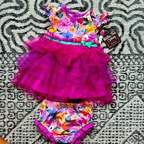 Matilda Jane floral outfit size 3-6 months - Picture 1 of 3